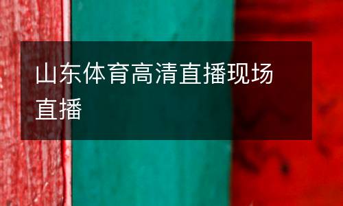 山東體育高清直播現場直播