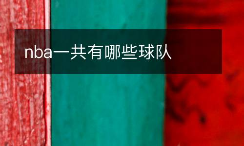 nba一共有哪些球隊