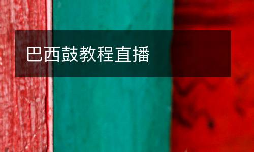 巴西鼓教程直播